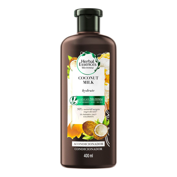 Herbal Essences Acondicionador Coconut Milk Hydrate X 400 Ml