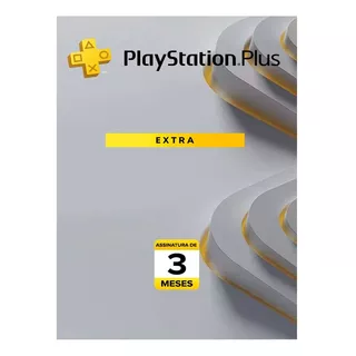 Cartão Psn Plus Extra 3 Meses Brasil Assinatura Gift Card