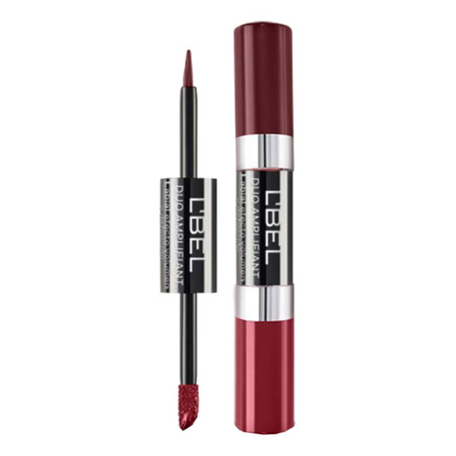 Labial L'Bel Dúo Amplifiant color rose terracota mate