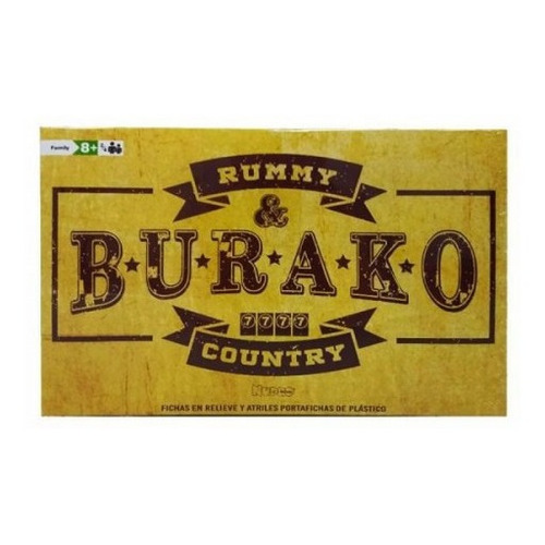 Burako & Rummy Country Juego De Mesa Nupro 1621 Educando