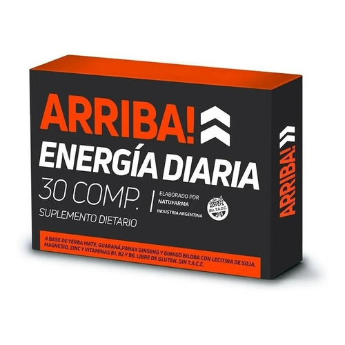 Arriba! Energia Diaria X 30 Comp. Con Guaraná Natufarma