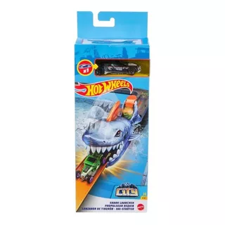 Pista Hot Wheels City Lançador Tubarão Com Carrinho - Mattel