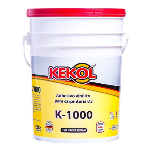 Adhesivo Vinilico Cola Carpintero Kekol K-1000 Envase de 22 Kilos No Toxico