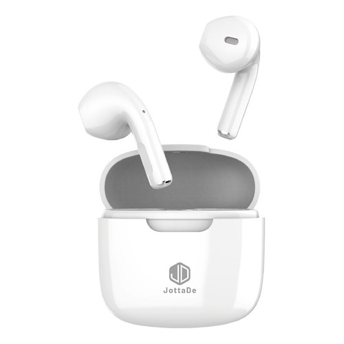 Auricular Inalámbrico Jd Air Free In Ear Bluetooth Manos Libres Táctil Color Blanco