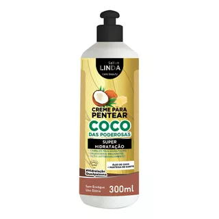 Creme De Pentear Poderosas Oleo De Coco + Manteiga De Karite
