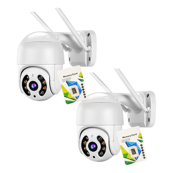 Pack X2 Camara Ip Wifi Exterior Inalambrica Hd Envio Gratis