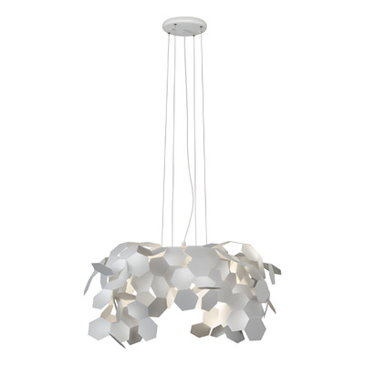 Lampara Colgante Euforia Color Blanco Apto Led E27 60cm Nk