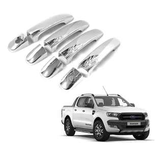 Cubre Manillas Cromadas Ford Ranger 2013 - 2020 Juego