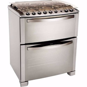 Cocina Electrolux 76dtx Doble Horno Inox Multigas Lhconfort