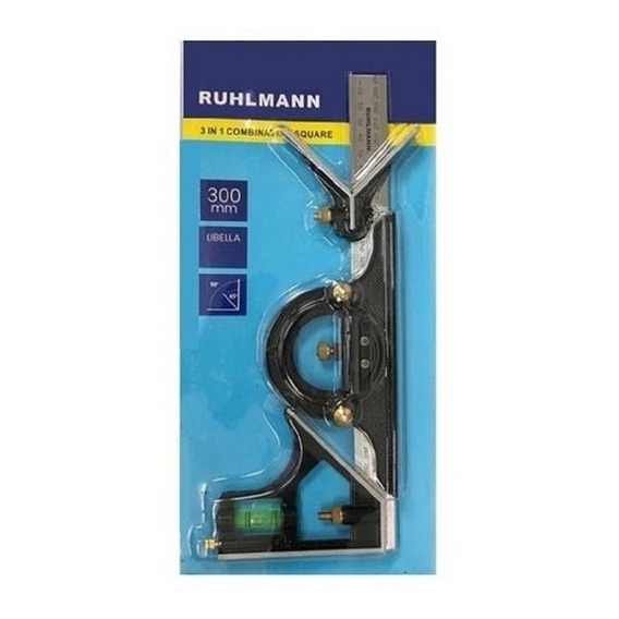 Escuadra Aluminio 3 En 1 Comb. Multifuncion Ruhlmann Ru15504