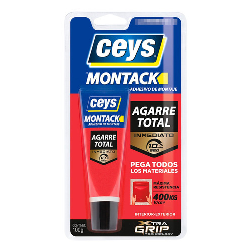 Adhesivo De Montaje Montack Ceys Agarre Total Inmediat 100ml