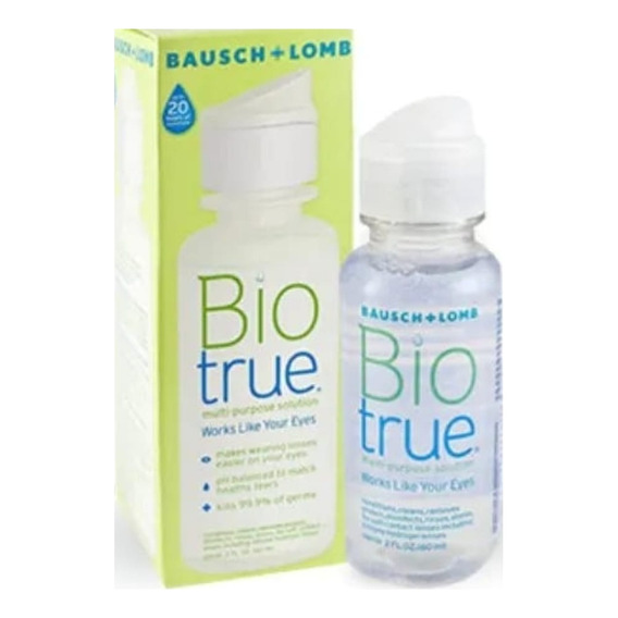  Solucion Multiproposito Para Lentes Contacto Bio-true 60ml