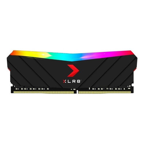Memoria RAM XLR8 Gaming EPIC-X RGB gamer color negro 16GB 1 PNY MD16GD4320016XRGB