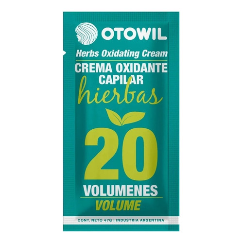  Otowil Crema Oxidante Hierbas 20 Vol. Sobre 50g Tono No Aplica