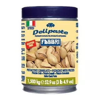 Delipaste Fabbri Para Helado Sabor Pistache Molido 1.5 Kg