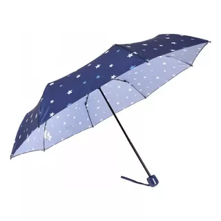 Guarda Chuva Sombrinha Fazzoletti Viva Colori Leve Dobrável Cor Estrelas