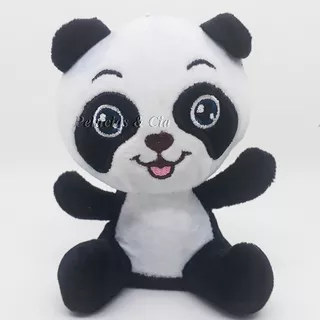 Mini Chaveiro Urso Panda Happy De Pelucia - Jg30pçs