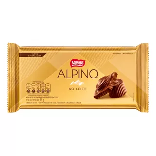 Chocolate Alpino Nestle 85g Kit 3 Unidades Promoção Páscoa 
