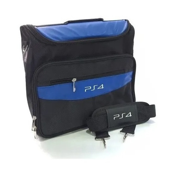 Bolso Maletin Consola Ps4 Joysticks Juegos Compartimientos