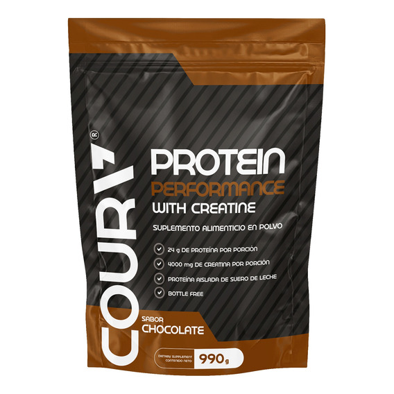 Protein Performance With Creatine Coura Chocolate 990 G