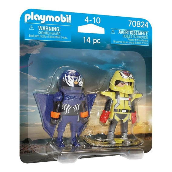 Playmobil Duo Pack X2 Acrobatas Aereos Para Niños Febo