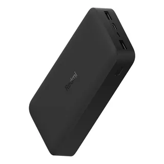 Cargador Portátil Xiaomi Redmi 20000mah Carga Rapida 18w Color Negro