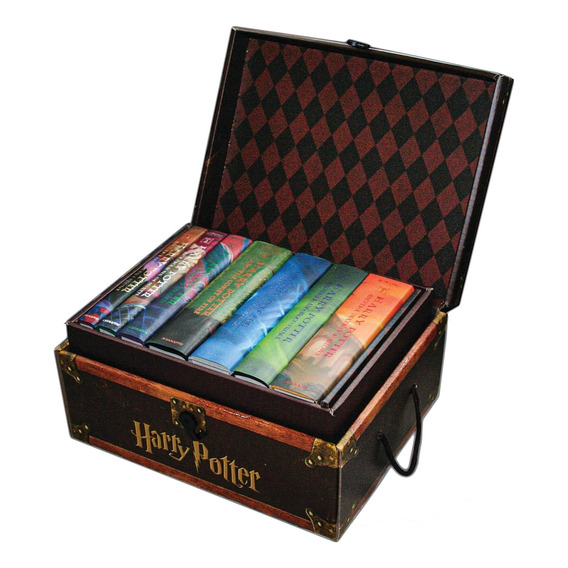 Harry Potter Boxed Cofre De Lujo En Ingles Tapa Dura 7 Tomos