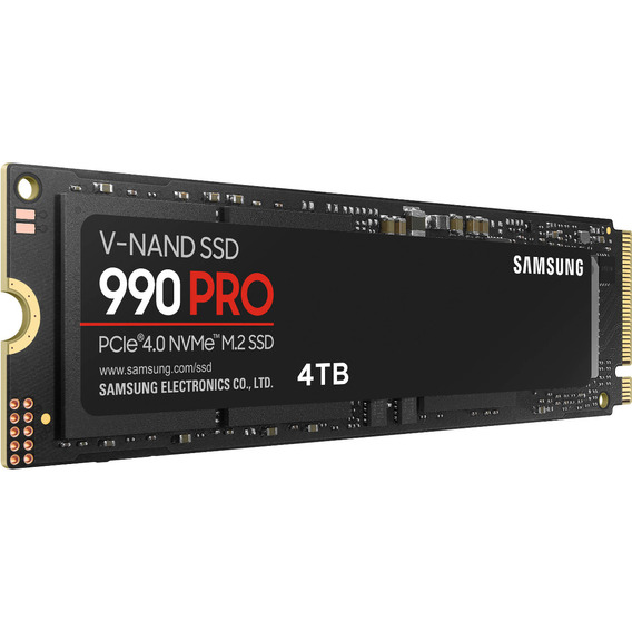 Disco Solido Ssd Samsung 990 Pro 4tb Pcie 4.0 7450 Mbs Nvme Color Negro