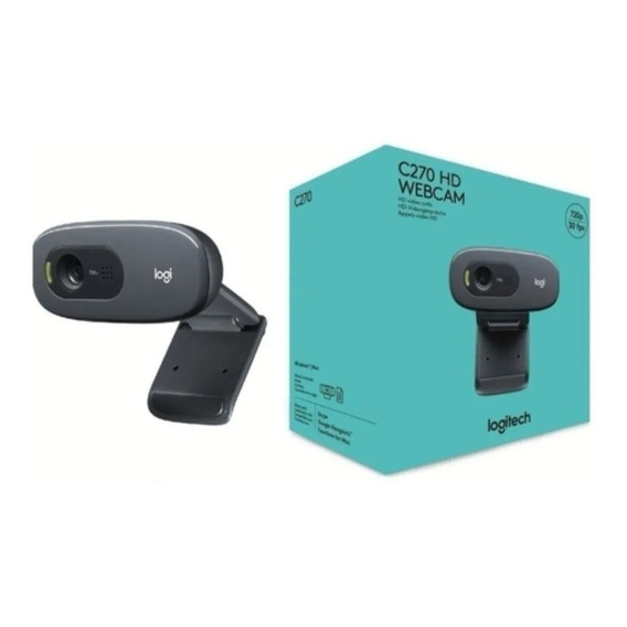 Camara Web Logitech Hd Webcam C270 Videoconfer 720p 1280x720