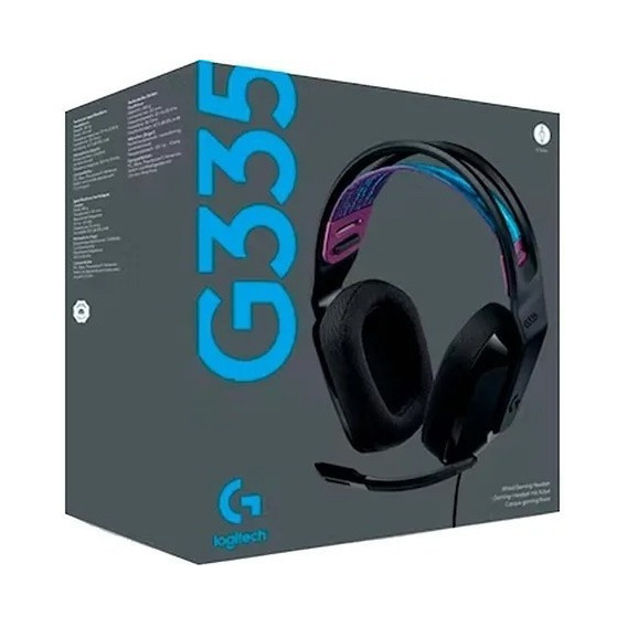 Audífonos Gamer Logitech G335 Ligero Multidispositivo