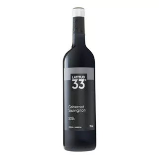 Vinho Cabernet Sauvignon Latitud 33º Adega Bodegas Chandon 750 Ml Em Um Estojo De Vidro