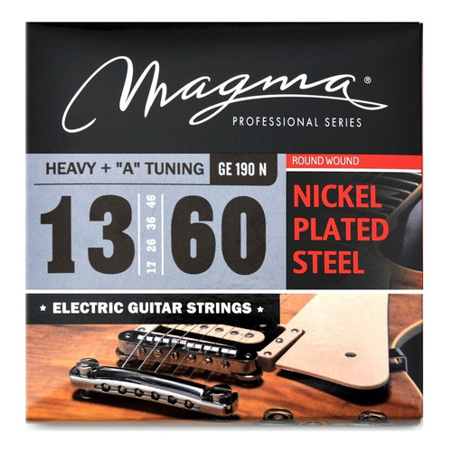 Encordado Guitarra Eléctrica Magma Nickel 013/060 Heavy