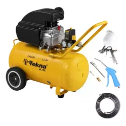 Compressor De Ar 50 Litros 2,5 Hp 8,5 Pés Cp8550 Tekna + Kit no Mercado Livre com oferta e cupom de desconto