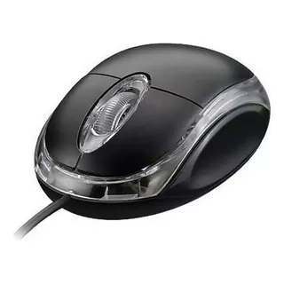 Mouse Optico Wired Usb Scroll Generico Color Negro