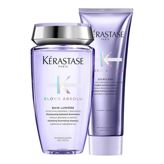 Kit Kérastase Blond Bain Lumiere 250 Ml + Cicaflash 250 Ml