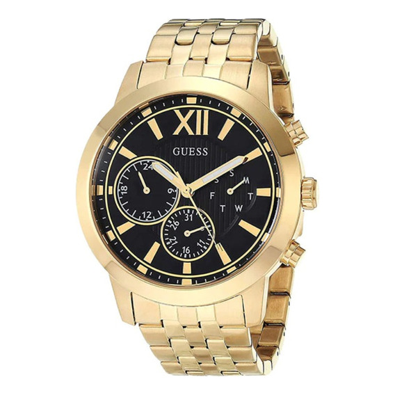 Reloj Guess Gw0068g3 Dorado Analógico Hombre - Original