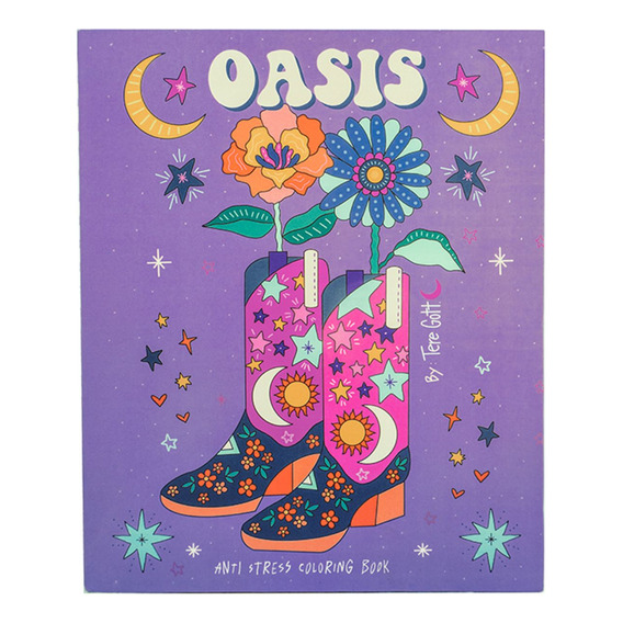 Libro Para Colorear Oasis De Tere Gott