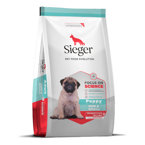 Alimento Sieger Super Premium sieger cachorro mordida pequeña para perro cachorro de raza pequeña sabor mix en bolsa de 15 kg