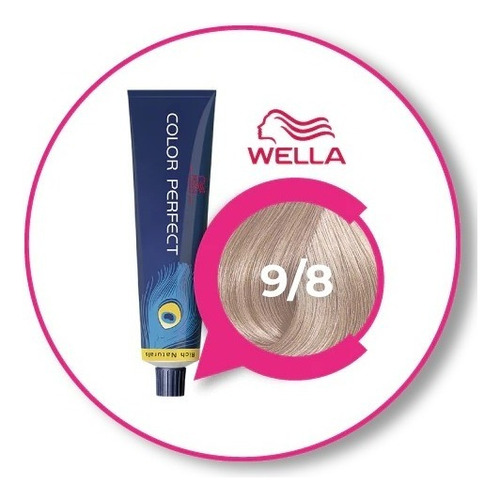  Wella Tintura Color Perfect Rich 60ml Oxidante 20% Tono 9/8