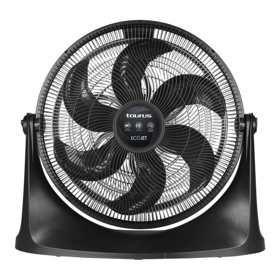 Ventilador De Piso Taurus Rush, 20 , Ecojet, Empotrable Color de la estructura Negro Color de las aspas Negro