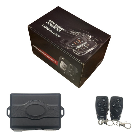 Alarma Auto Universal Volumétrica 2 Controles + 4 Bloqueos 