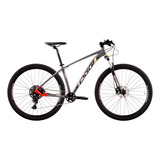 Bicicleta 29 Oggi Big Wheel 7.0 2024 Cues 9v Grafite/verm/am Cor Grafite-vermelho Tamanho Do Quadro 19