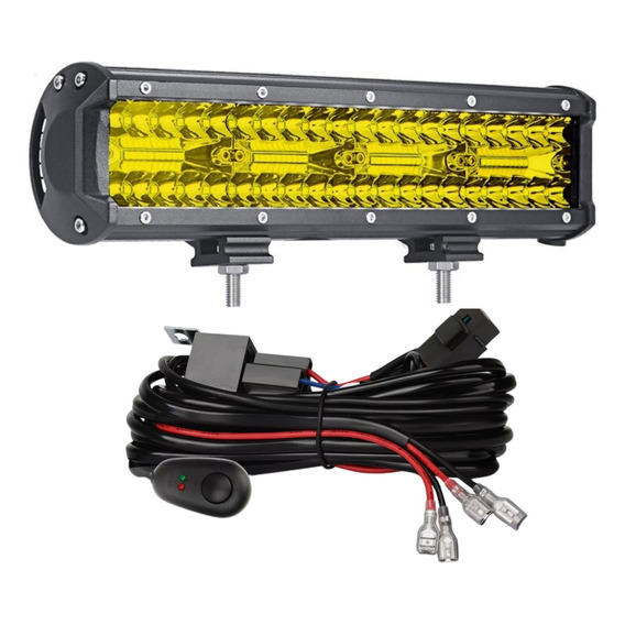 Barra Foco Neblinero 80 Led 40w 12/24v + Ramal Cableado 30cm