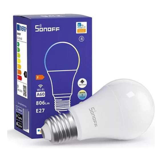 Bombilla Lámpara Led Inteligente Wifi Blanca Cálida E27 9w