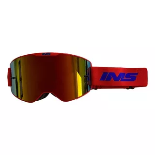 Óculos Ims Extreme Motocross Trilha Enduro Vermelho / Azul