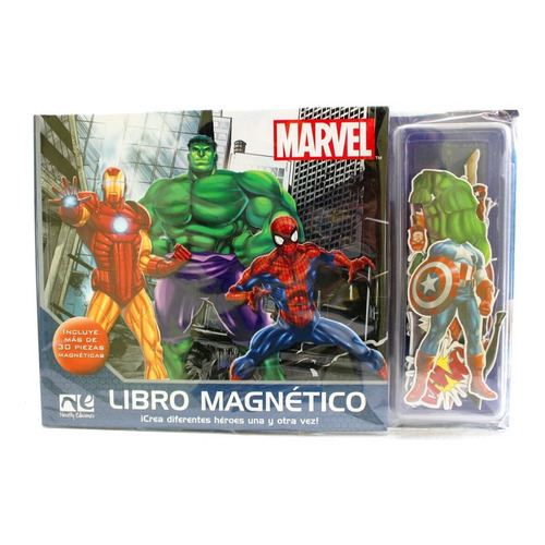 Libro Magnético: Marvel, De Marvel. Serie 1, Vol. 1. Editorial Novelty Ediciones, Tapa Dura, Edición 1 En Español, 2014