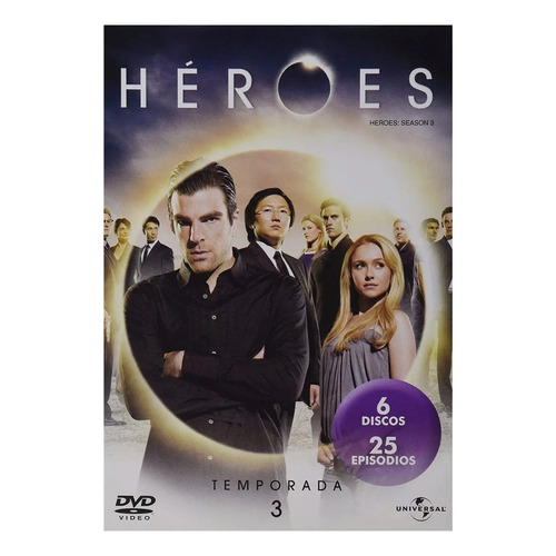 Heroes Tercera Temporada 3 Tres Dvd