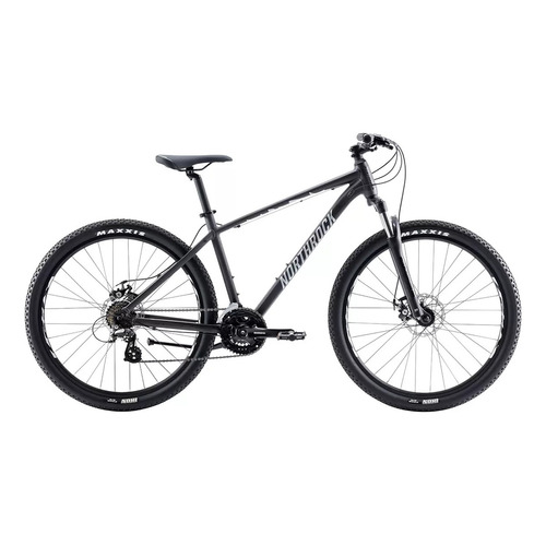 Mountain bike Northrock XC27 R27.5 21v frenos de disco mecánico cambios Shimano Altus color negro con pie de apoyo