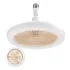 Ventilador De Techo Con Luz Led 36w 3 Niveles Diginet Estructura Blanco Aspas Blanco Diámetro 25 Cm