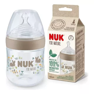 Mamadera Nuk For Nature 150ml - 100% Material Sostenible Color Transparente